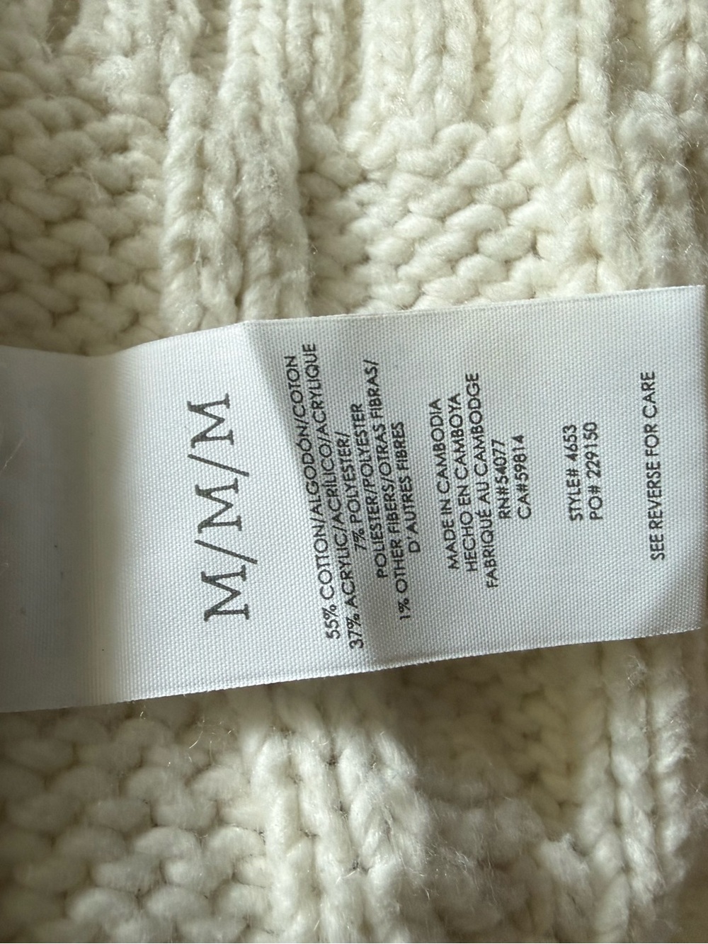 CAbi Style 4653 Eastwood Sweater - Picture 5 of 5
